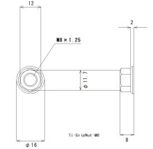 他の写真1: グリップロックナットM8（ピッチ1.25）