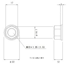 他の写真1: グリップロックナットM12（ピッチ1.25）