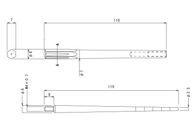 画像2: 64合金チタン製　CHOPSTICK（分割式）